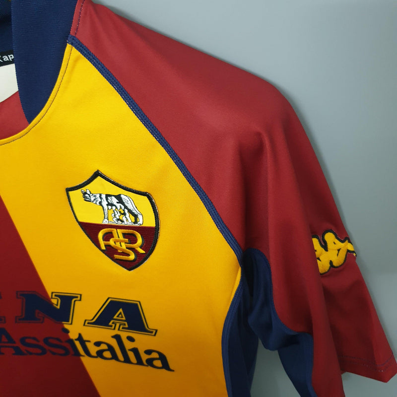 Camisa Retrô AS Roma 2001/02 Home