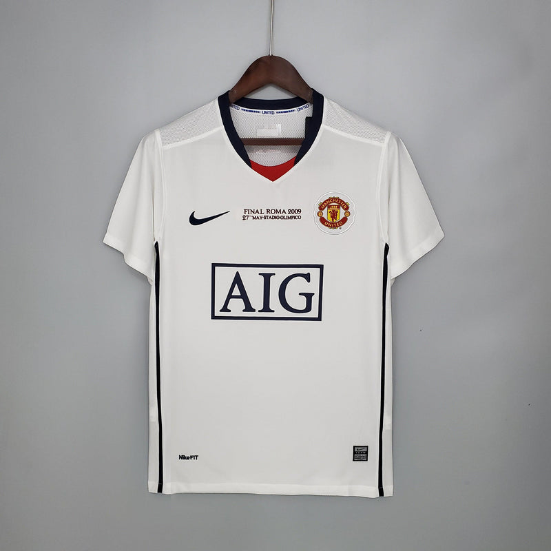 Camisa Retrô Manchester United 2008/09 Home Champions League Edition