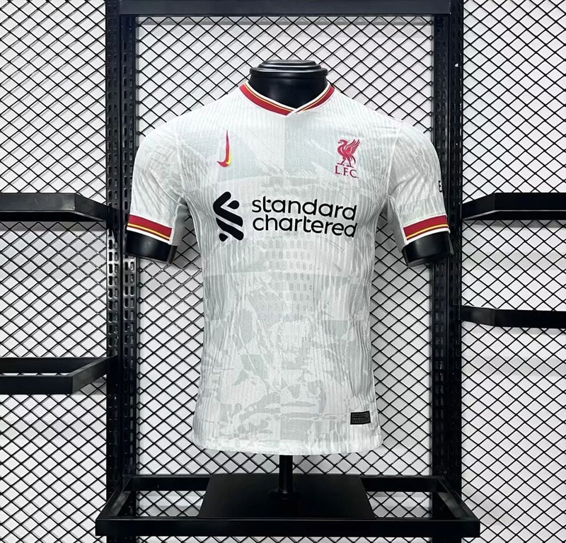 CAMISA VERSÃO PLAYER DO LIVERPOOL 24/25 BRANCO